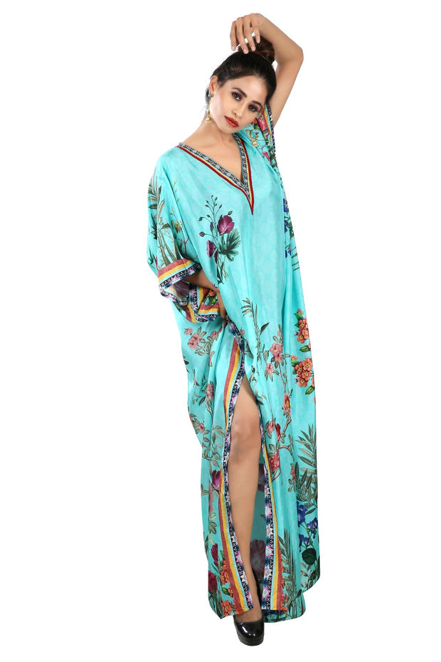 Floral print kaftan beach cover up buy caftan online