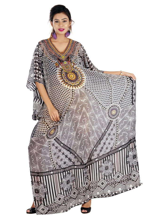 kaftan maxi dress
