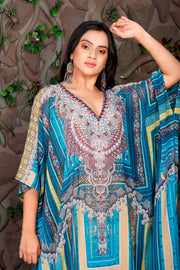 Casual wear kaftan for woman plus size kaftan petite Embellished kaftan