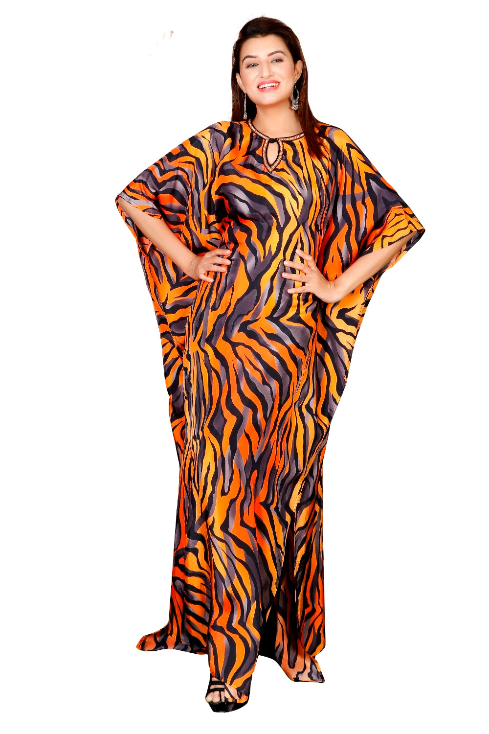 Long Black Kaftan Dress Silk Kaftan Collection beach Kaftan For Women –  Silk kaftan