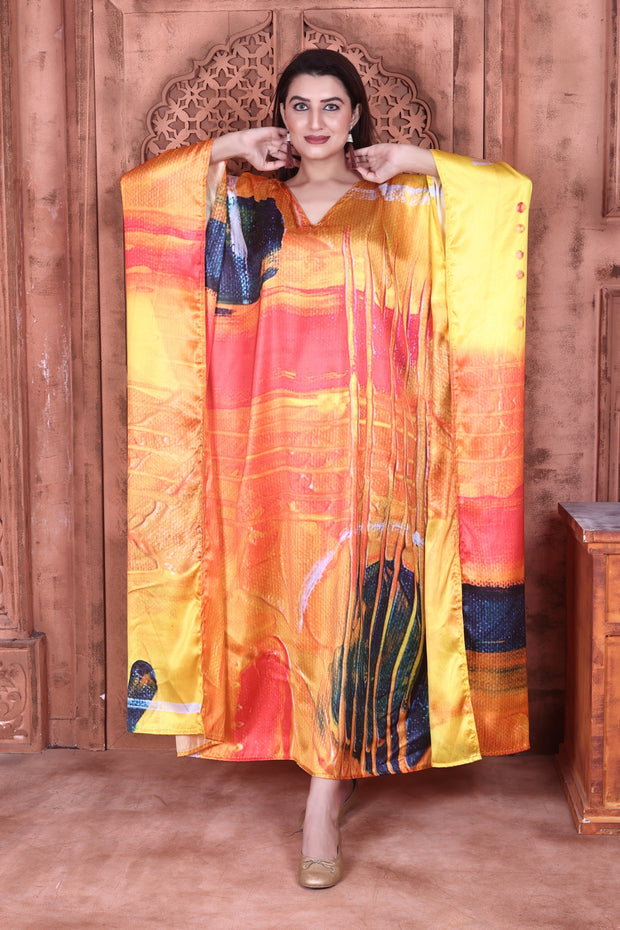 caftan lounge dress