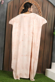 Womens tie dye caftan lounge wear maxi plus size long dress