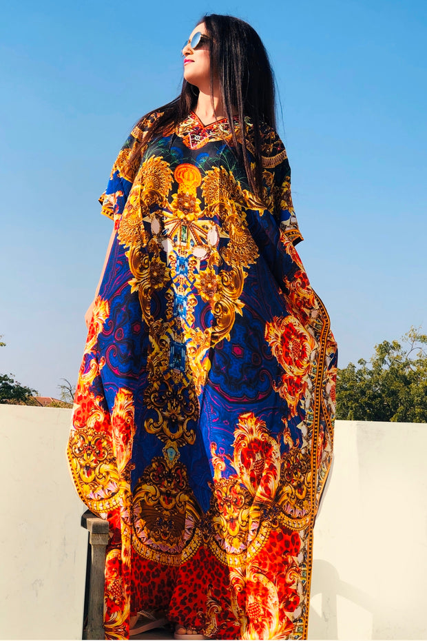 Long kaftan dresses online designer beach wear caftan cover ups