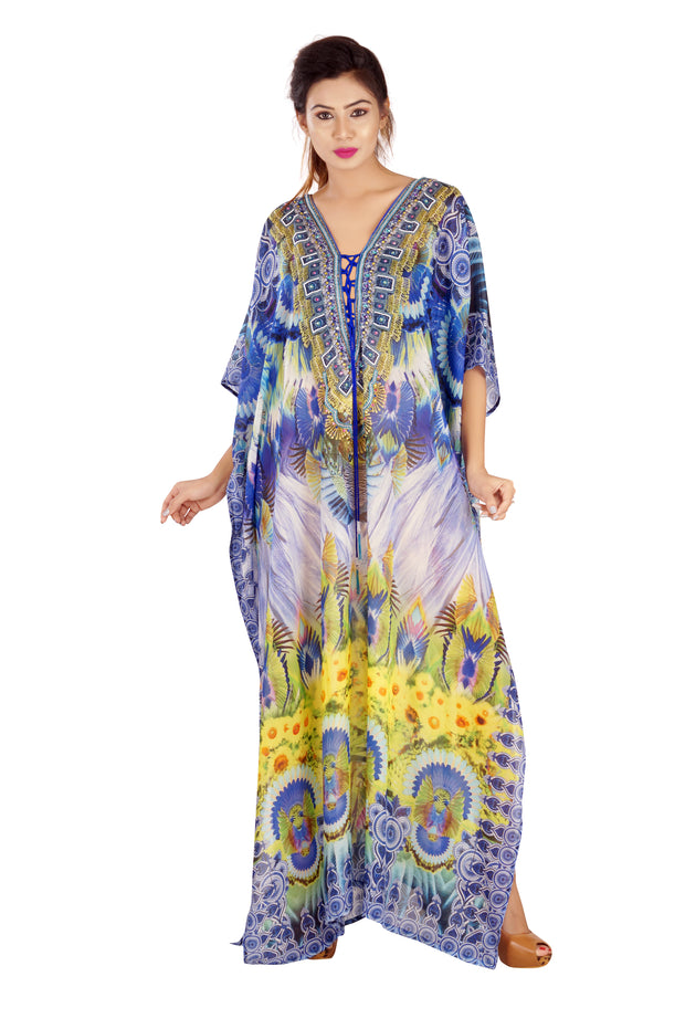 Beautiful Designer kaftan dress, Long caftan dress for Beach party ...