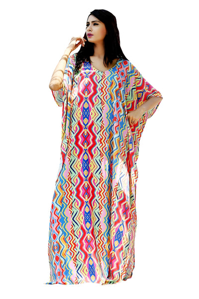 colourful beach kaftan