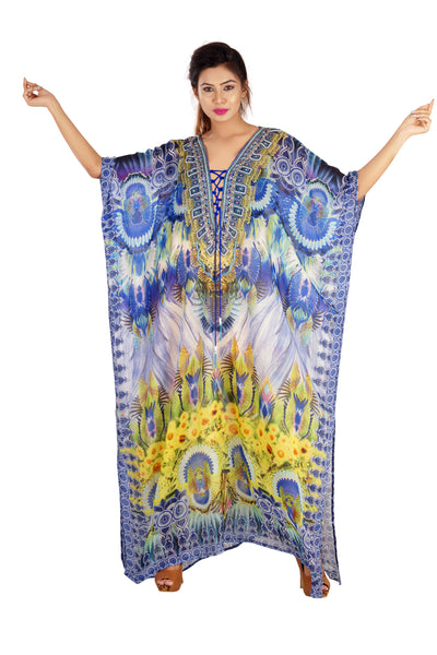 embroidered kaftan