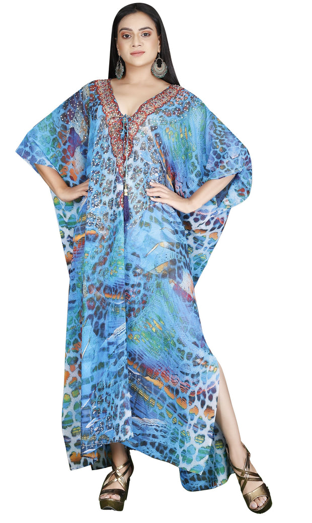 Silk beach cover up Elegant kaftan womens silk Caftan silk dress