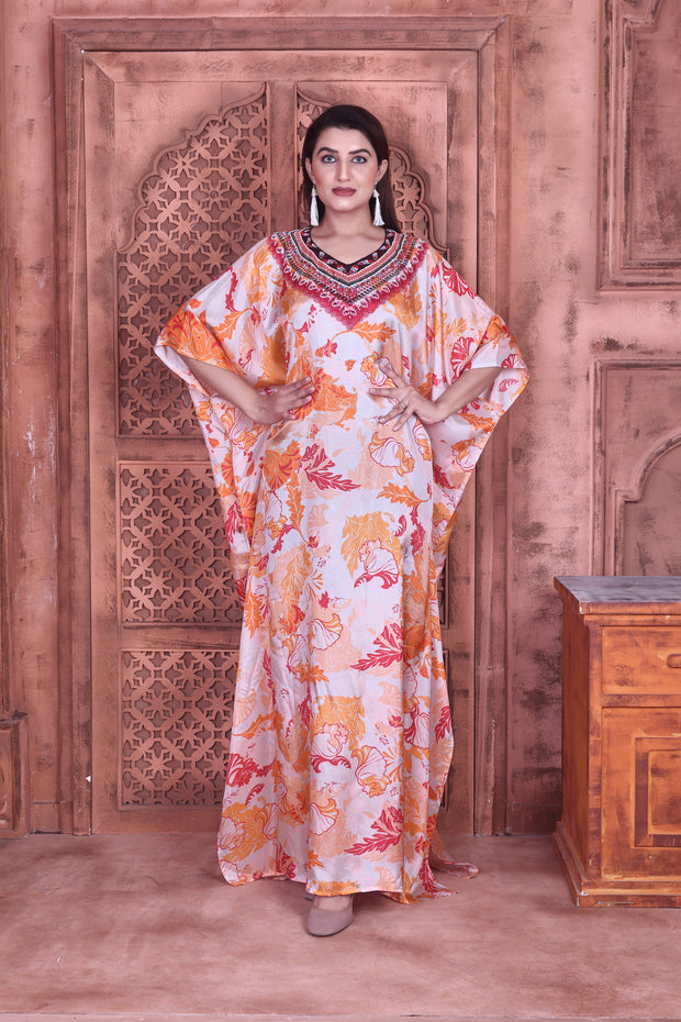 Order Beach Wear Party SIlk Kaftan Dress Silk kaftan Order Beach Wear Party SIlk Kaftan Dress Silk kaftan