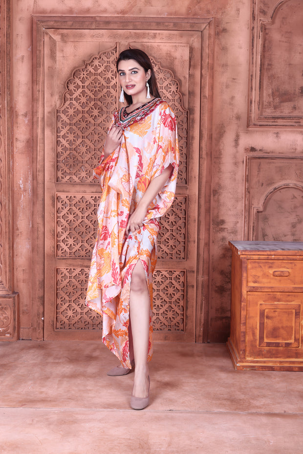 Order Beach Wear Party SIlk Kaftan Dress Silk kaftan Order Beach Wear Party SIlk Kaftan Dress Silk kaftan