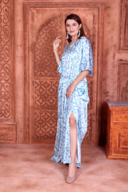 Kaftan maxi dress designer kaftan gown Geometric print caftan