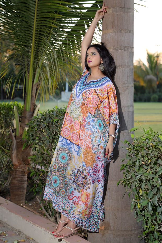 Resort wear kaftan for woman plus size kaftan petite beaded kaftan