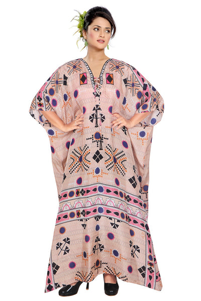 Pure Silk Kaftan Luxe beach kaftan Lace Up beach wear caftan