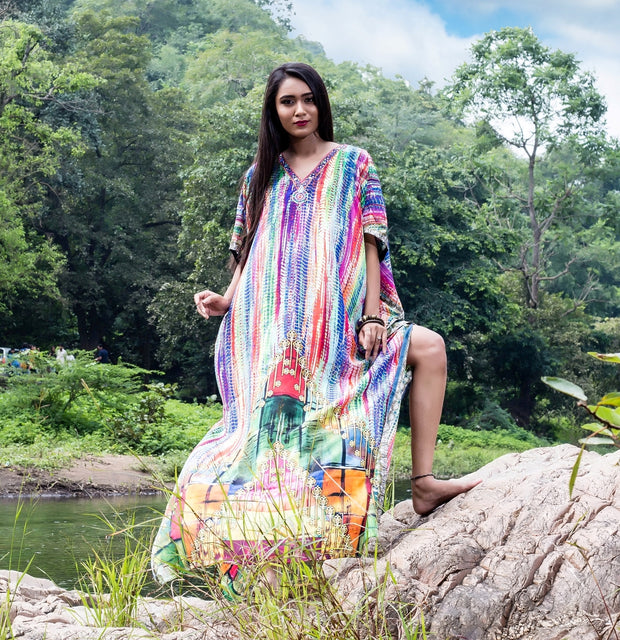 plus size maxi kaftan