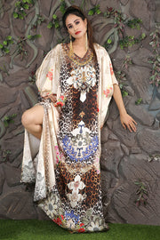 Plus Size Kaftan Long Designer Silk Kaftan Long Kaftan dress for women