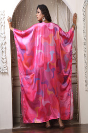 Plus Size Kaftan Summer Silk Kaftan Full Length Beach Wear