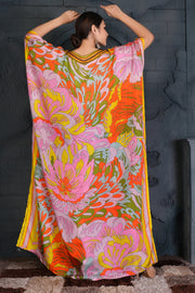 Pure Silk kaftan long silk Caftans Full length kaftan Beach Wear Kaftan