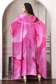 Long Dress Pink Kaftan Pink Caftan Dress for Woman Pink Caftan