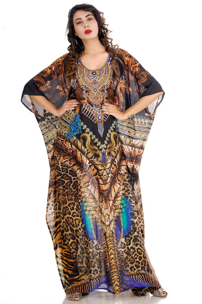 camilla round neck kaftan