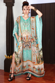 white cotton kaftans