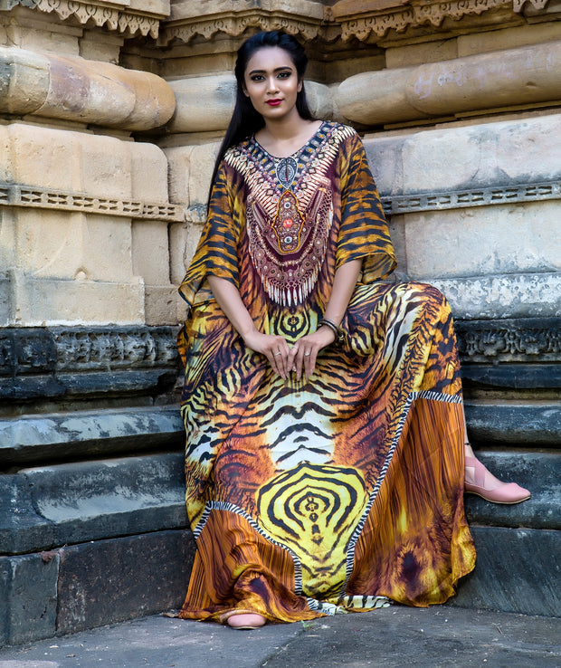 long kaftan beach cover up