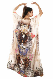 Plus Size Kaftan Long Designer Silk Kaftan Long Kaftan dress for women