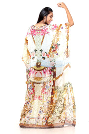 kaftan wrap dress