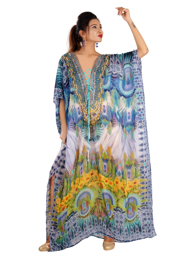violet maxi dress