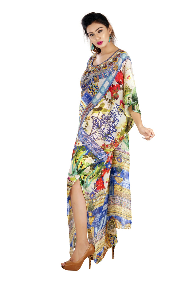 plus size long kaftan