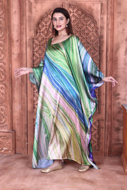 long satin kaftans