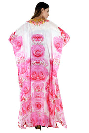 Floral Print kaftan resort wear silk kaftan silk beach wear dress