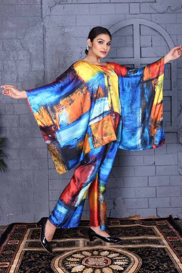 Two piece caftan elegant co-ord set for womens
