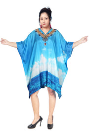 Beach party kaftan plus size sequin kaftan silk kaftan tunic