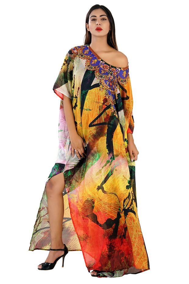 lace kaftan cover up