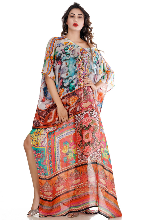 chiffon kaftan
