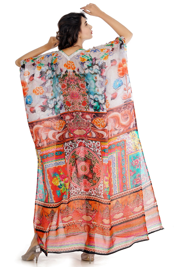 silk kaftans