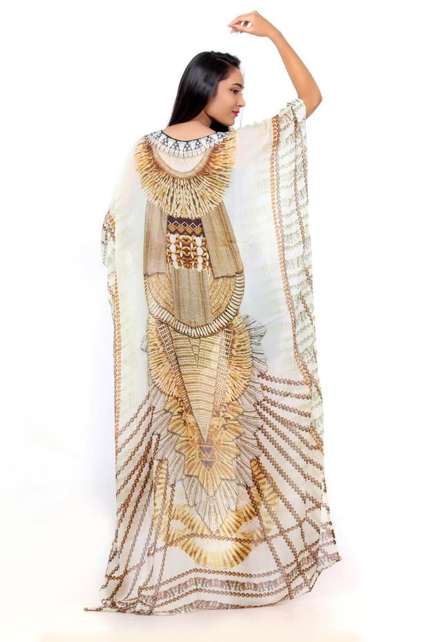 chiffon kaftan tops